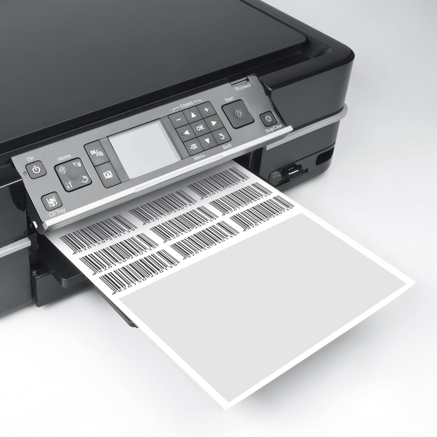 Adhesive labels 1" x 2-5/8" 900 Labels Sticker Paper Permanent Printer Mailing Labels 8.5"×11" White 30 Sheets