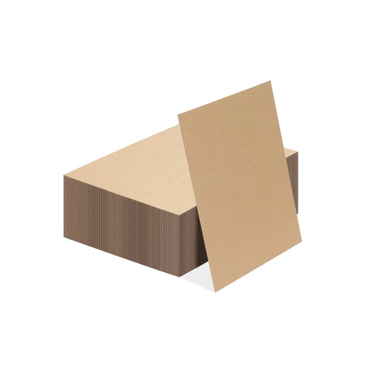 Packing Materials of Paper or Cardboard Corrugated Packaging Pads Paper Flat Cardboard  Filler Inserts Sheet Pads 50Pcs